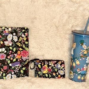 New Vera Bradley Disney Classics set & Alice in Wonderland Tumbler